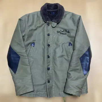 Coal Black N-1 덱 자켓 L 올리브 블랙