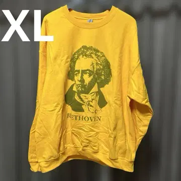 베토벤 맨투맨 오렌지 XL