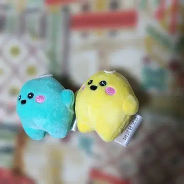 오사카 만박 독일관 서큘러 봉제 인형 소 2개