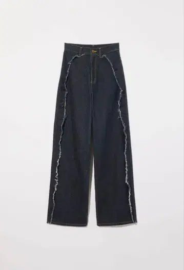 Eaphi / 러플 디테일 데님 팬츠 / 사이즈 2