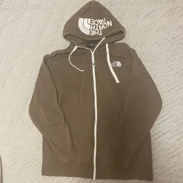 THE NORTH FACE XL 브라운 후드티