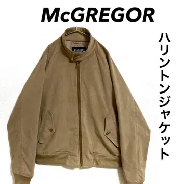 새상품급 McGREGOR 탄력 해링턴 자켓 스웨이드 느낌
