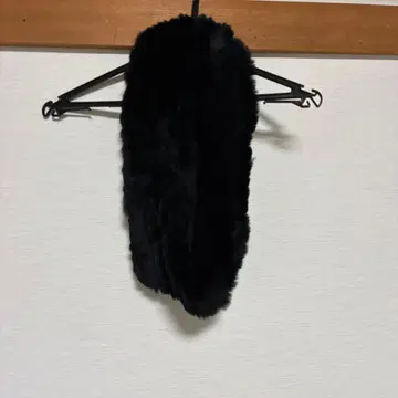 블랙 보아 퍼 원단