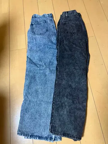 ADRER 빈티지 메이크 와이드 테이퍼드 데님 아들러