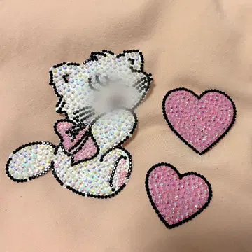 데코 부채 부품 고양이