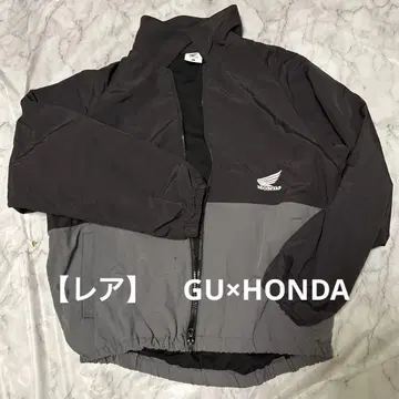 레어 GU x HONDA 콜라보 나일론 자켓 블루종 S 블랙