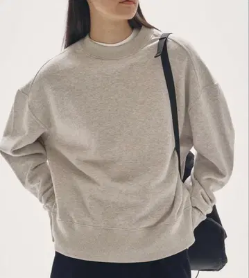todayful Cotton Brushed Sweat 라이트 그레이