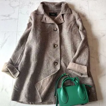 레리안 캐시미어 실크 울 코트 베이지 계열 9