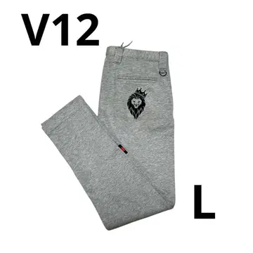 [ 새상품급 ] V12 남성 의류 골프 스웨트 팬츠 그레이 L 사이즈