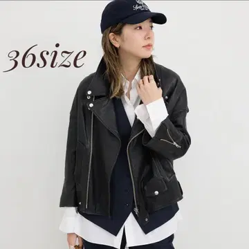 L'Appartement 리제르 더블 라이더 자켓 36