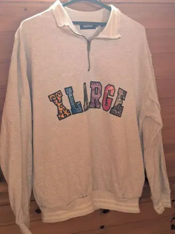 XLARGE 그레이 집업 맨투맨 M
