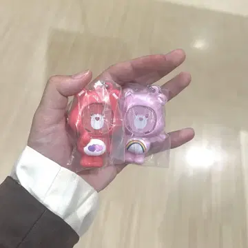 케어베어 사진 프레임 마스코트