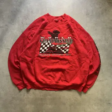 90s USA FRUIT OF THE LOOM 레이싱 맨투맨