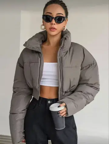 SHEIN 크롭 기장 다운