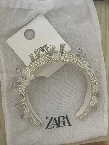 zara 펄&주얼리 헤어밴드