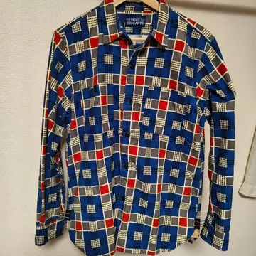 TIGRE BROCANTE 체크 무늬 플란넬 셔츠