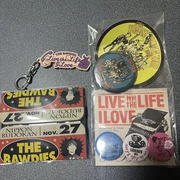 THE BAWDIES 굿즈 4세트 THE SONICS 캔뱃지 외