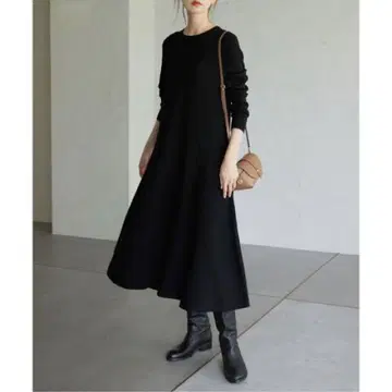 미사용 새상품 택 포함 SLOBE IENA 워셔블 플레어 원피스
