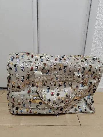 스누피 나일론 보스턴 백