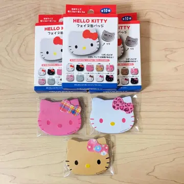 헬로키티 HELLO KITTY 페이스 캔뱃지