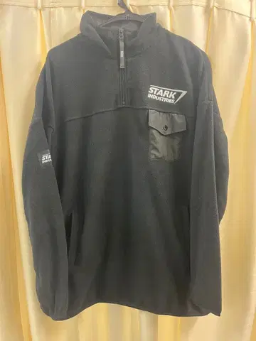 MARVEL STARK INDUSTRIES 플리스 자켓 L 블랙