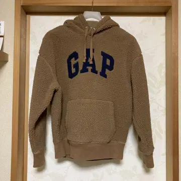 GAP 보아 후드티 XS 브라운
