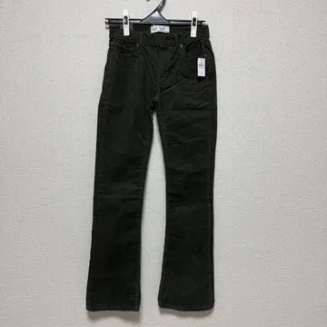 [ 새상품 미사용 ] GAP 부츠컷 데님 플레어 데님 코듀로이 카키