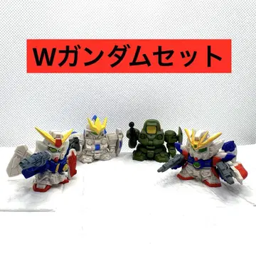 [세트 판매] W 건담 세트 풀컬러 가챠 피규어 당시 물품