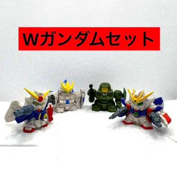 [세트 판매] W 건담 세트 풀컬러 가챠 피규어 당시 물품