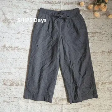 SHIPS Days 울 혼방 그레이 와이드 팬츠 [ S/M ] 가을/겨울