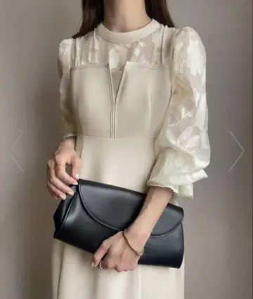 택 포함 미사용 새상품 FILLOU 레이스 도킹 원피스