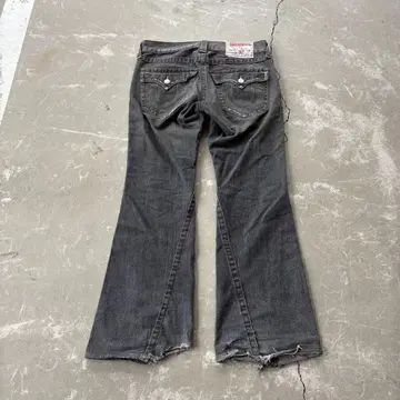 True Religion black flare denim y2k USA