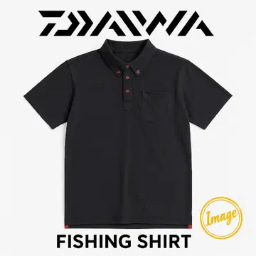 DAIWA 다이와 DE-6507 반팔 피케 셔츠 L 낚시 새상품급