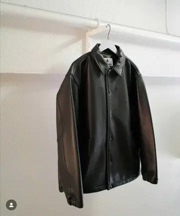 BELL STAMP WEAR 블랙 가죽 자켓