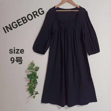 INGEBORG 잉게보그 플라워 모티브 코튼 원피스