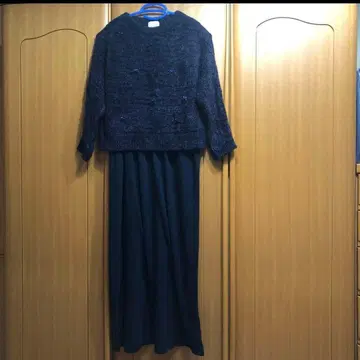 새상품 나루앤문 파자마 룸웨어 네이비 리본 보들보들