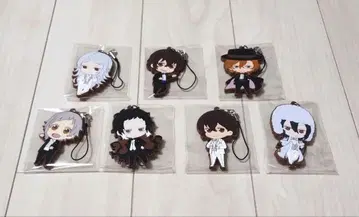 문호 스트레이독스 DEAD APPLE 러버 스트랩 7개 세트