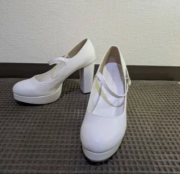브라이덜 신발 25cm 12cm 힐 스트랩 포함