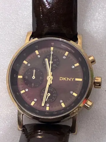 DKNY 크로노그래프 브라운 다이얼 NY-4330 [정크]