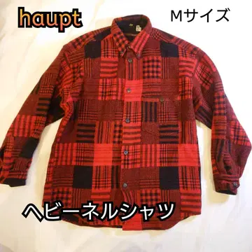 [ 구제 의류 고품질 ] haupt 헤비 플란넬 셔츠 버팔로 체크