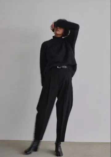 Nala 하이웨스트 테이퍼드 팬츠 S