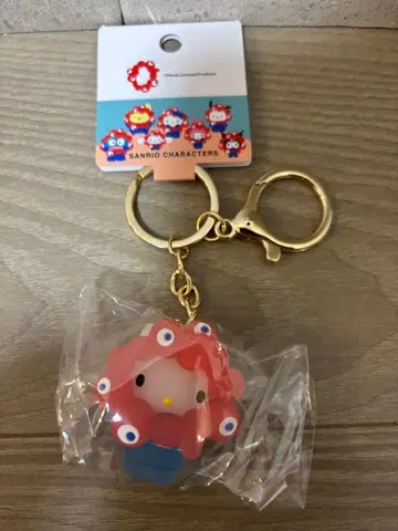 새상품 산리오 미야쿠미야쿠 콜라보 클리어 키링 헬로키티