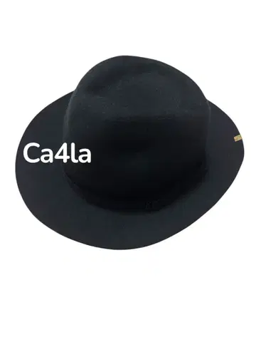 CA4LA 카시라 울 실크 중절 리본 햇 모자