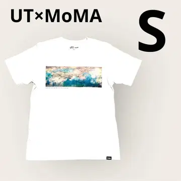UT x MoMA 수련 셔츠 S 화이트