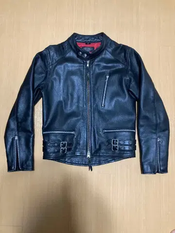 싱글 라이더 자켓 혼 웍스 류구 레더스