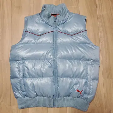 PUMA 라이트 블루 다운 베스트 M