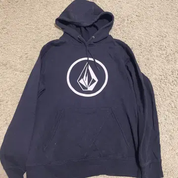 Volcom 블랙 후드티 S 사이즈
