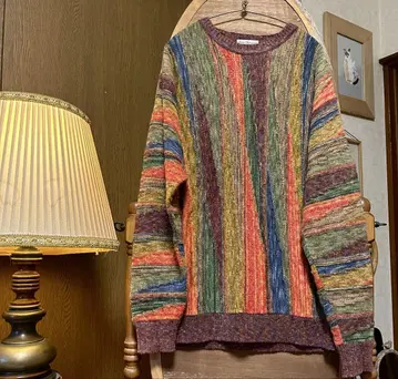 70s USA 이탈리아 유럽 빈티지 앤티크 패턴 니트