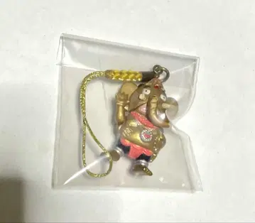 꿈을 이루어주는 코끼리 금의 가네샤 스트랩