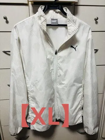 PUMA 기하학 패턴 자켓 화이트 [ XL ]